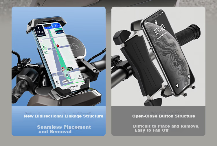 JD Jingzao Triangular Locking Electric Vehicle Phone Holder Motorcycle Battery Bicycle Delivery Rider Shockproof Anti-Shake Rearview Mirror Mount 9