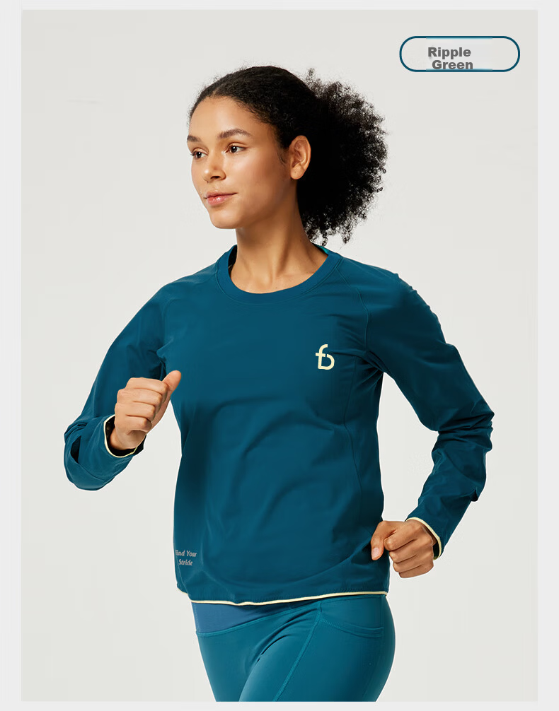 Feibit [Cotton Feel Long Sleeve 2.0] Women's Quick-Dry T-Shirt Autumn Winter Warm Base Layer Breathable Lava Orange S 15