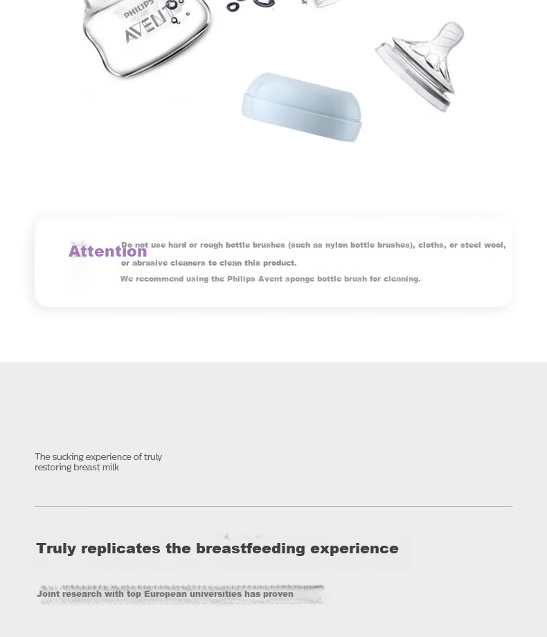 AVENT Philips AVENT Glass Baby Bottle for Newborns, Imported Anti-Choking And Anti-Colic, 120ml 17