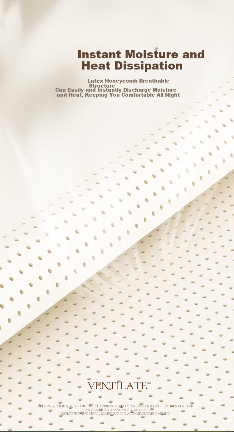 Dunlopillo , Imported from Sri Lanka, Latex Mattress for 1.5m Bed/10cm Thick, 85D ECO Luxury Latex Thin Mat 9
