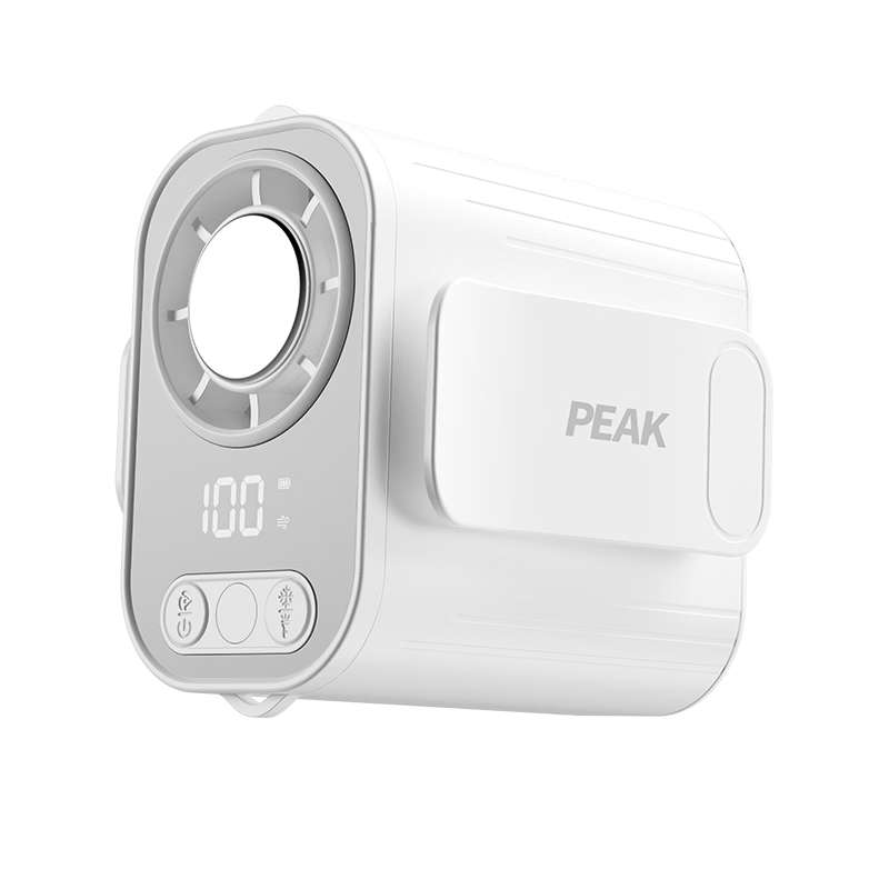 PEAK [Million-Selling | Semiconductor Cooling] Neck-Hanging Fan Cooling, 2026 New Model with Ultra-Long Battery Life, Waist-Hanging Small Outdoor Portable Quiet Fan, Neck-Hanging Style