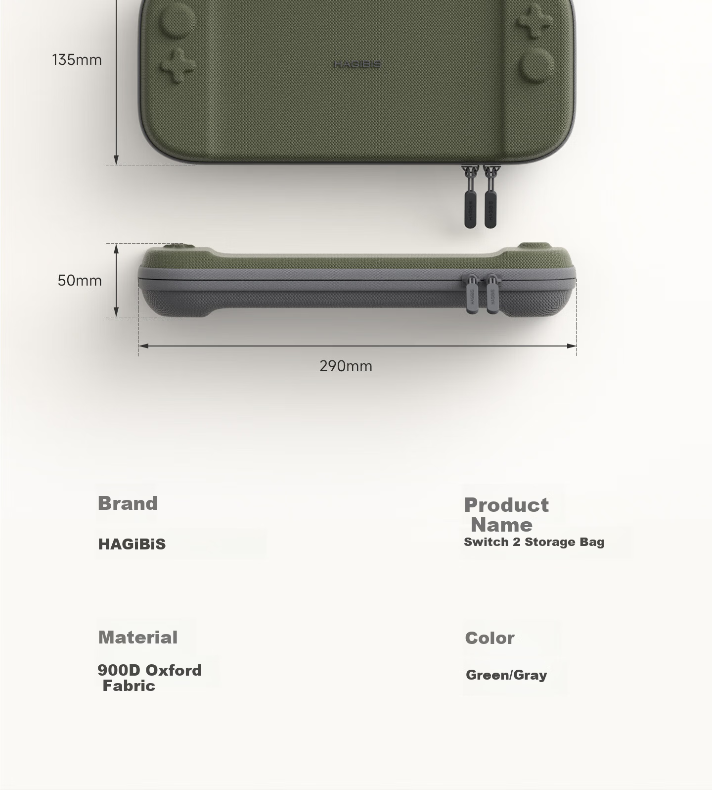 Haibeisi Switch 2 Storage Case Protective Cover NS Accessories Game Console Commuter Bag Storage Box Handle Grip Travel Bag Cartridge Box Portable PU Leather 20