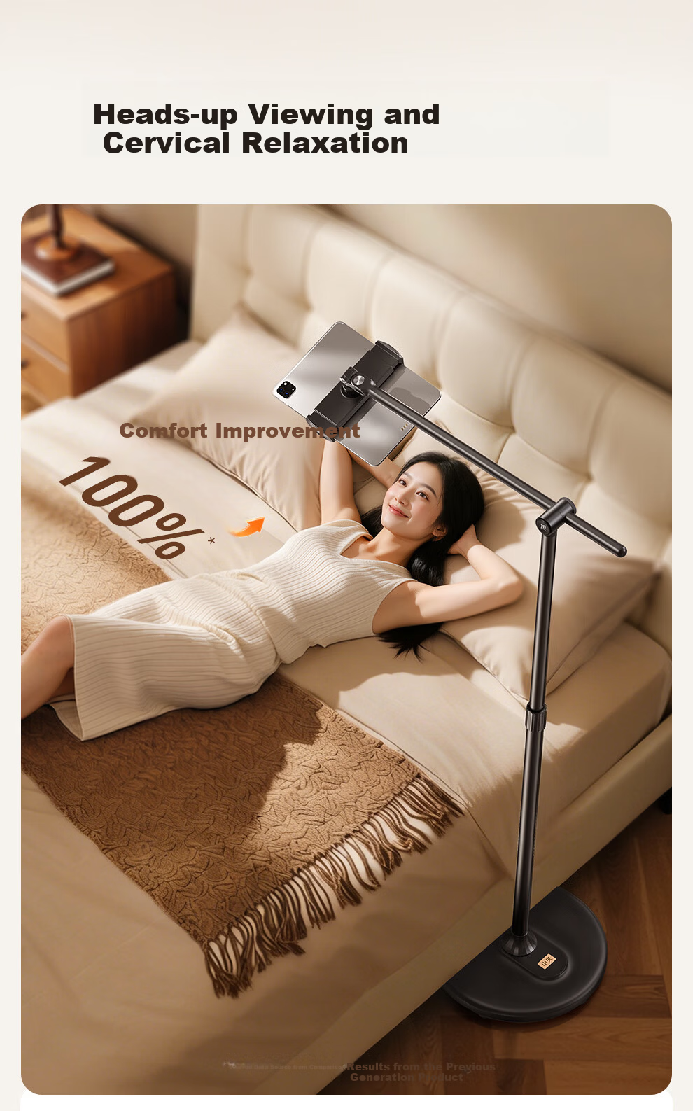 Xiaotian [Best Friend Alternative] Tablet Stand Floor Mobile Phone Holder iPad Support 2026 New Mobile Phone Floor Stand Lazy Bedside Watching Device 10