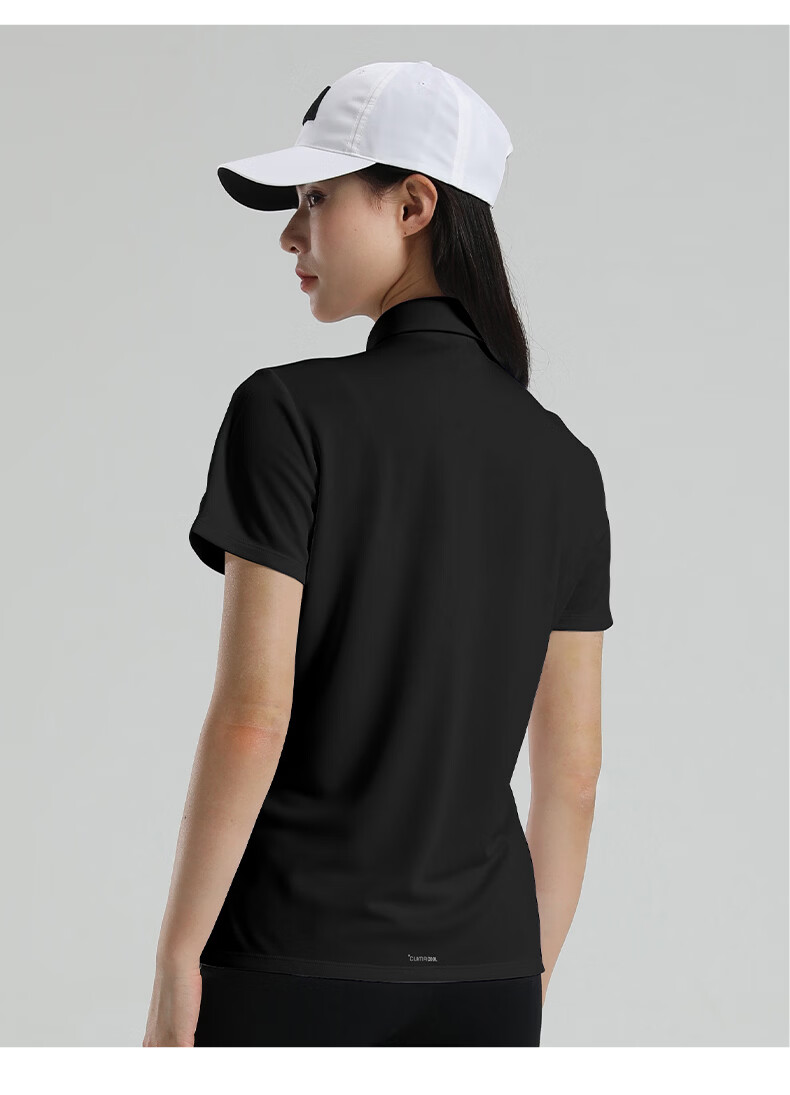 Adidas Women's Summer Short Sleeve Quick-Dry Breathable Sports Casual Polo Shirt 6