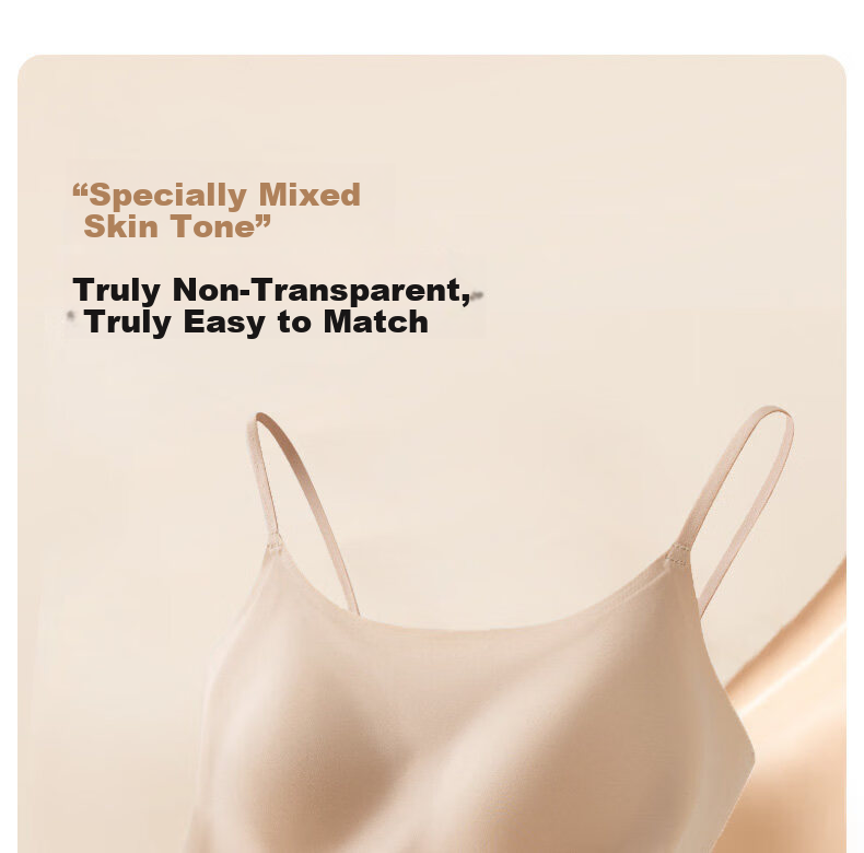 MiiOW Ice Silk Sun Protection Camisole for Women with Built-In Bra Pads, Invisible Underwear, Beautiful Back Design, And Outer Wear Top 5
