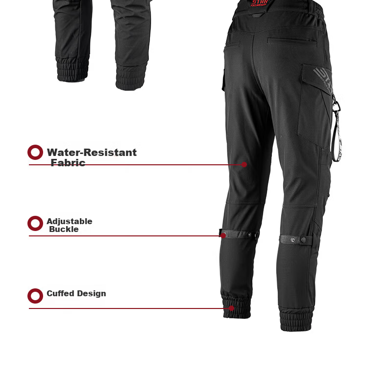 STAR FIELD KNIGHT Men's Motorcycle Commuter Riding Pants Summer Casual Slim Fit Cargo Pants Military Green XL 7