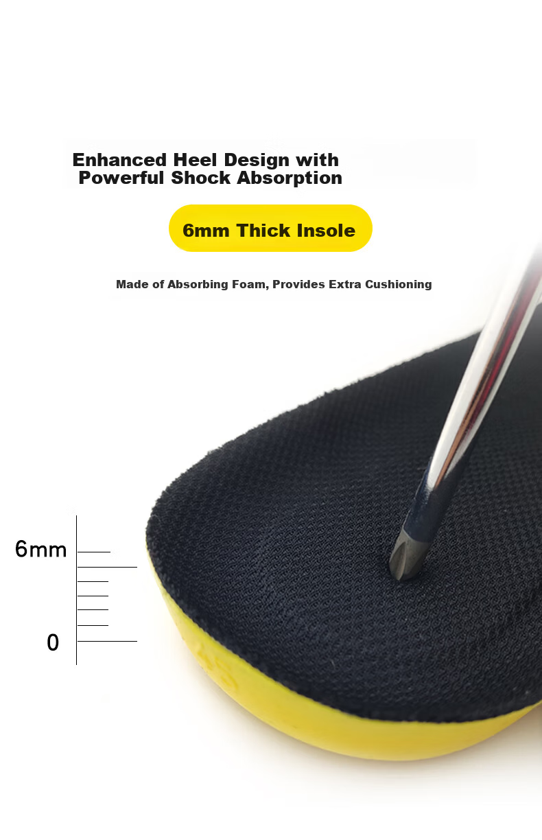 DUNWANG 4021 Anti-Puncture Insole Soft Comfortable Breathable Built-in Anti-Puncture Fabric Worksite Protective Footwear Insole for Labor Shoes Size 42 8