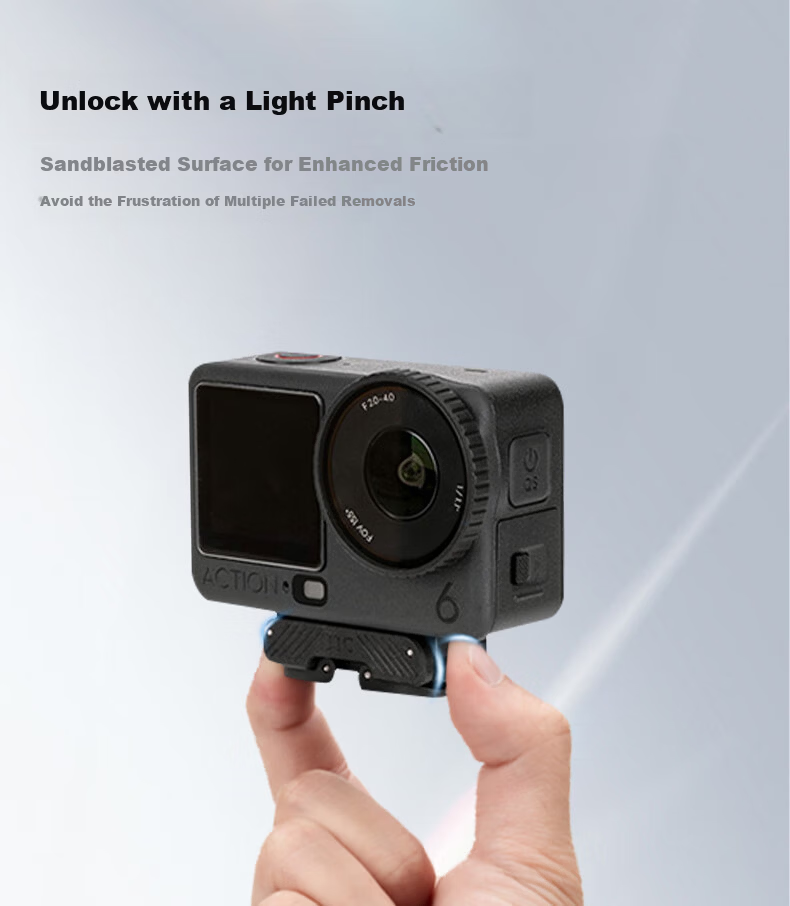 JJC Magnetic Quick Release Adapter for DJI Action 6 Osmo Nano Sports Camera Accessories 3