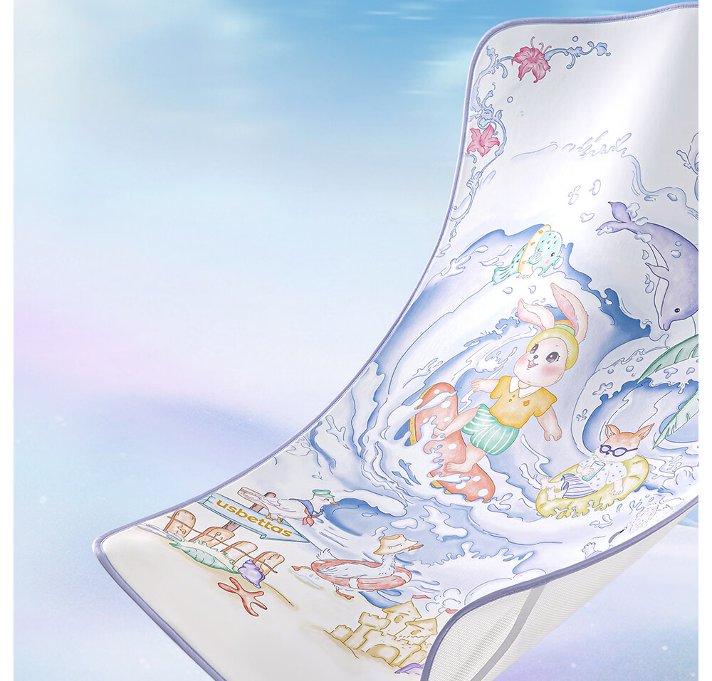 Betis Baby Cooling Mat Soft Breathable Ice Thin Pad Toddler Kindergarten Nap Mat Summer Party 120*65cm 22