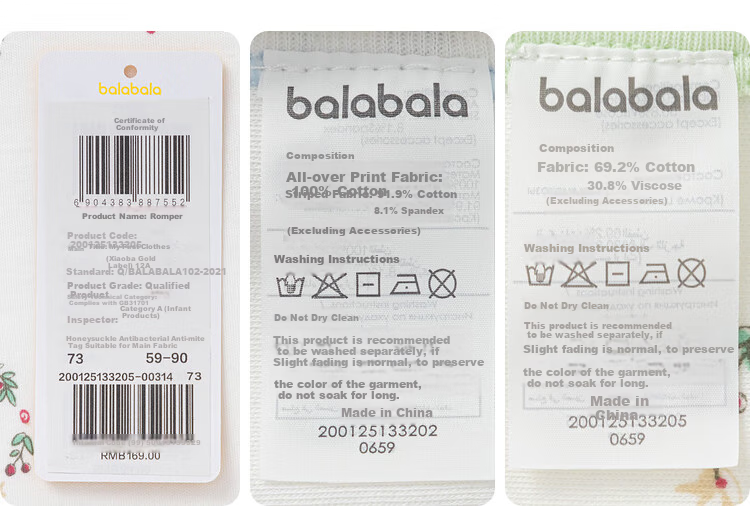 Balabala Baby Romper Newborn Jumpsuit Crawling Suit 2025 [Mall Same Style] 200125133205 5