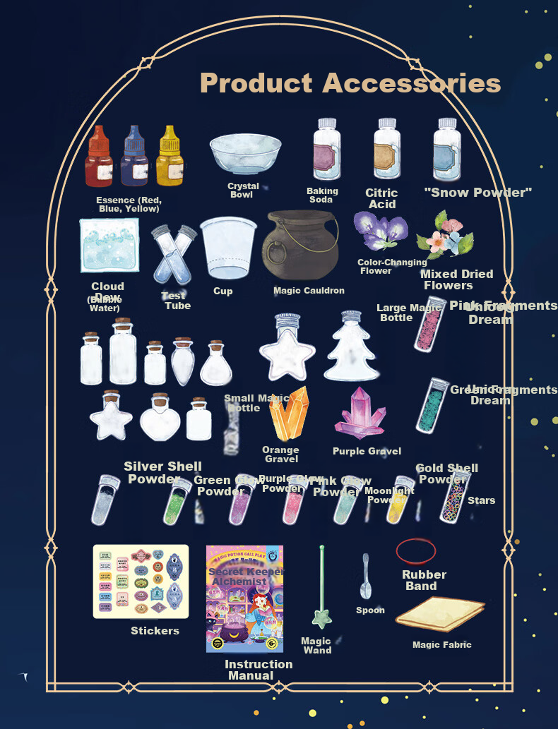 Maiqu Star Planet Keda Duck Children's Toy DIY Science Experiment Magic Kit New Year Gift Mysterious Potion Master 19