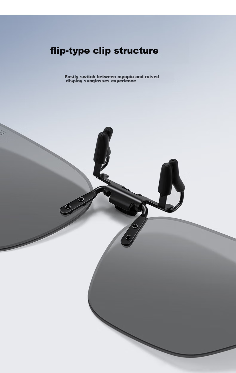 Jiaboli HUD Dedicated Sunglasses Clip-On Photochromic Polarized Prescription Driving Glasses for Men Day and Night Use 4
