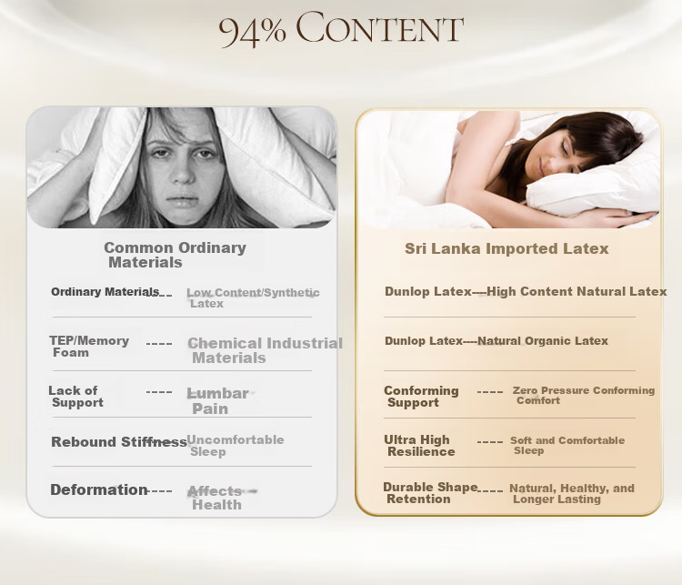 Dunlopillo , Imported from Sri Lanka, Latex Mattress for 1.5m Bed/10cm Thick, 85D ECO Luxury Latex Thin Mat 5
