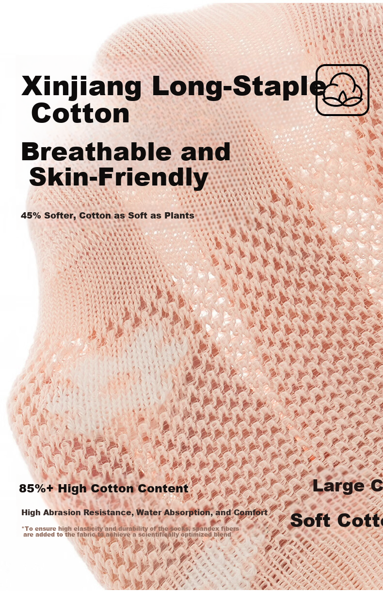 Five Cotton 3-Pair Pack Baby Short Ankle Socks Mesh Breathable Candy Color Kids Socks Soft Cuffs Non-Binding Seamless A-Class 2