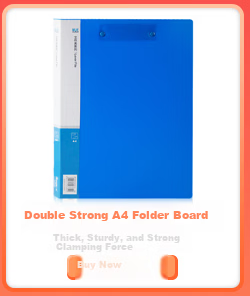 GuangBo 4-Pack 4-Color 30-Page A4 Document Folder/Color File Folder/Office Supplies Jingcai A9053 4