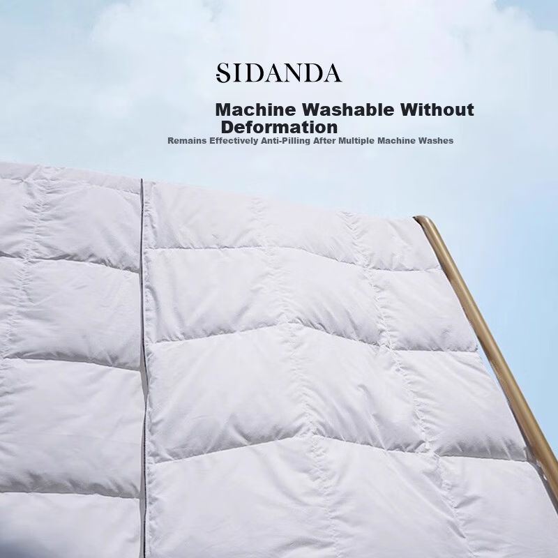 SIDANDA Down Quilt 95% White Goose Down Washable Class A Fabric Goose Down Filling 175g Summer Quilt 150*200cm