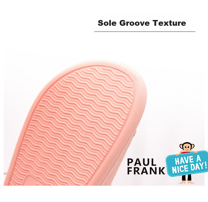 Paul Frank Big Mouth Monkey Men's Summer Soft Sole Home Couple Indoor Bathroom Shower Slippers Women PF799 Dark Blue 265 18