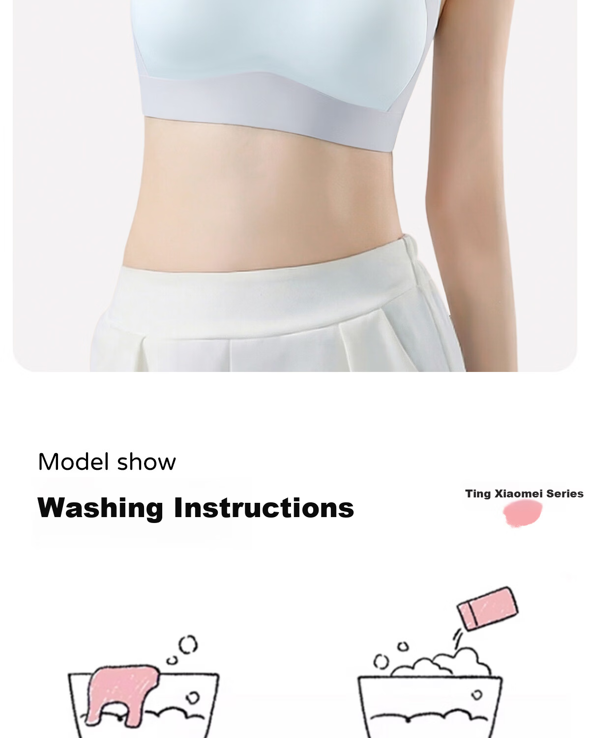 GRACEWELL Adolescent Girls' Development Period Sports Bra, Anti-Shock Vest for Middle and High School Students, Large Kids' Underwear, Skin Color, 2XL 19
