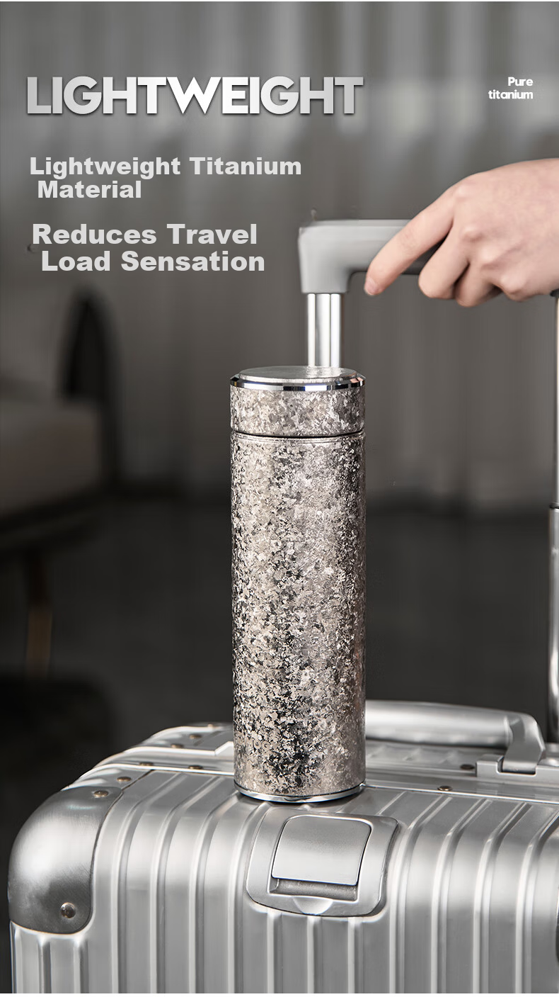 IMOGY Pure Titanium Insulated Double-Layer Tea Separation Cup High-Value Business Portable Car Water Bottle 10