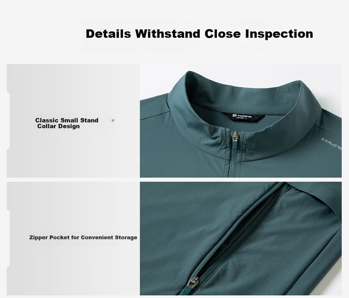 TOREAD Store Same Style Sun Protection Jacket Cooling Quick-Dry Breathable UV Protection UPF50+ Skin Jacket TAZZAN81521 17