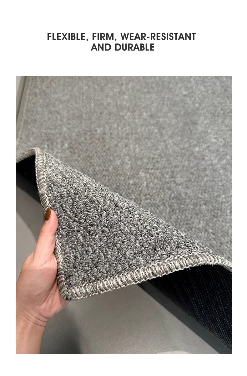 BULULOM Entrance Door Mat Sisal Imitation Carpet Door Mat Foot Mat Camel Yellow - Sisal Imitation - Cotton Back 50*80cm 23