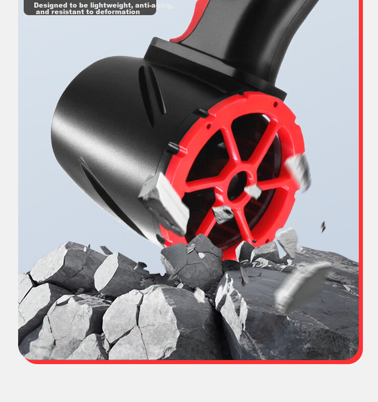 Milade [Top Model 2200G Wind Pressure] Industrial Turbo Ducted Fan Brushless Motor Powerful Blower Storm Fan 20