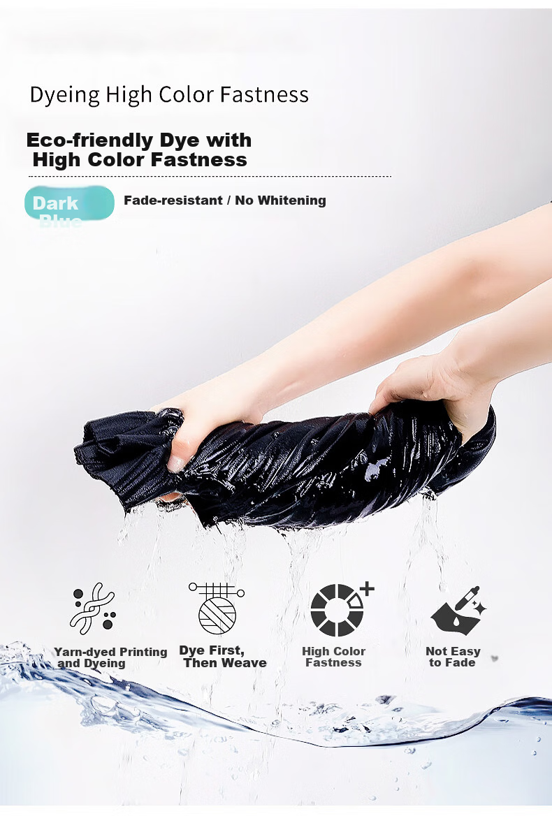 ESE-Y [Thread Sculpting Pants] Straight-Leg Jeans for Women 2026 Spring New Loose Floor-Length Wide-Leg Pants Dark Blue 28 14