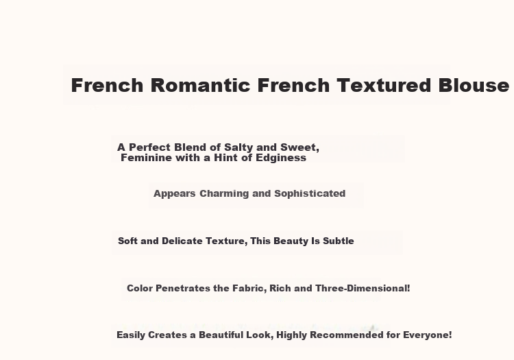 Demana French Texture Shirt Summer Commuter Round Neck Lantern Sleeve Blouse Women's Top 1