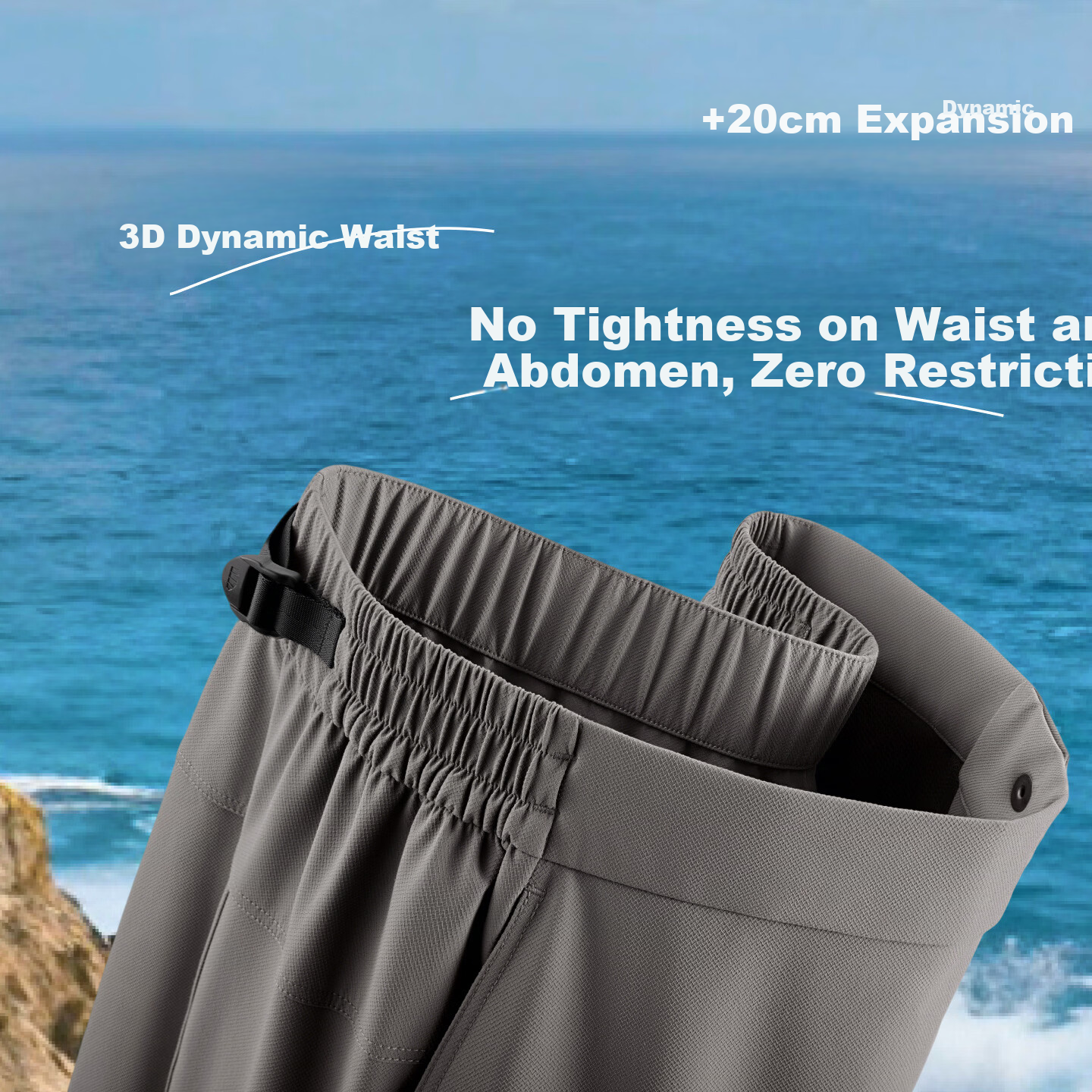 Beneunder Men's Quick-Dry Loose Fit Breathable Hiking Fitness Sports Outdoor Shorts CC927 Dusk Black L