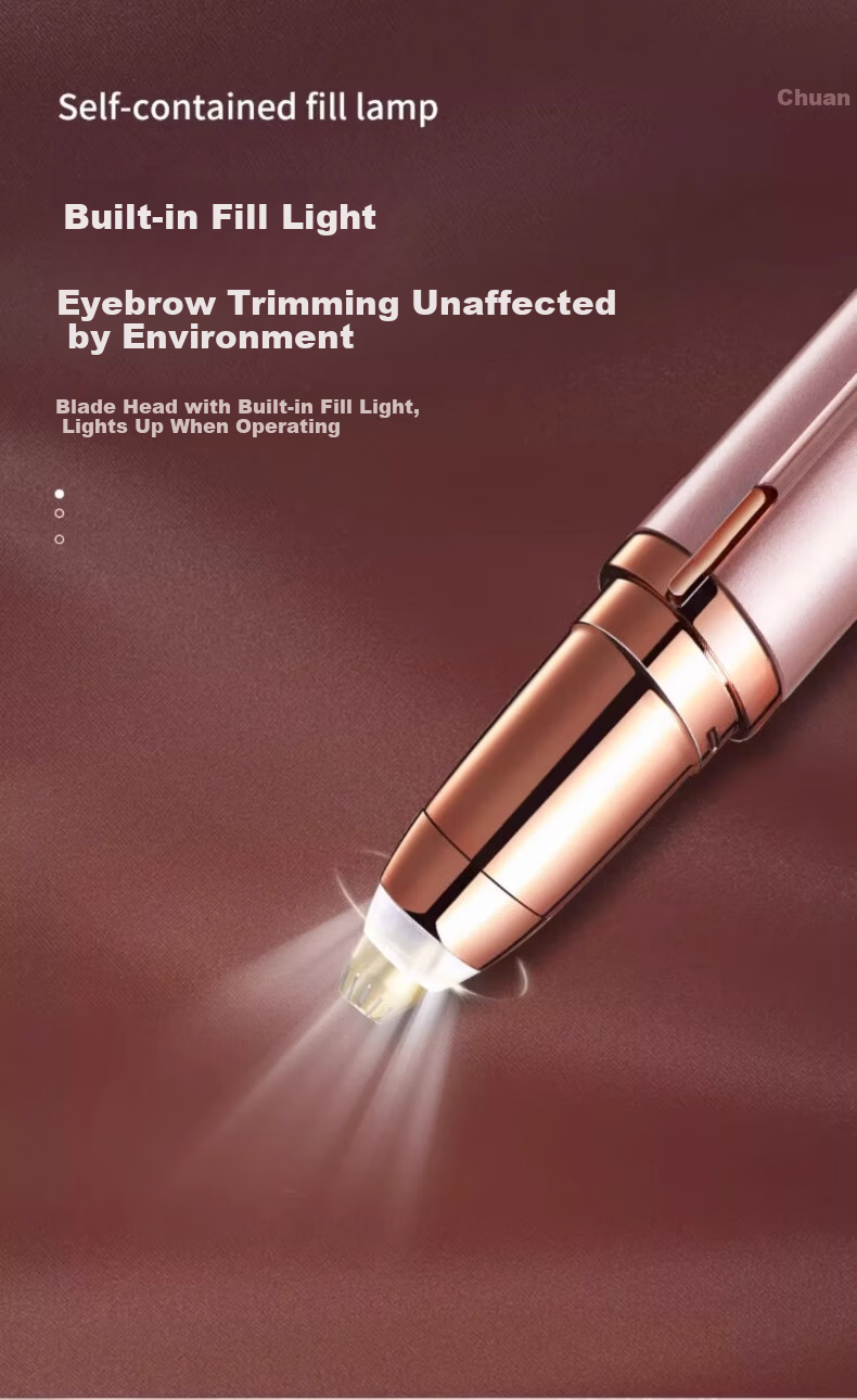 Sidomi Electric Eyebrow Trimmer 1pc Advanced Portable Eyebrow Groomer Safe Anti-Scratch Women’s Eyebrow Shaping Tool 8