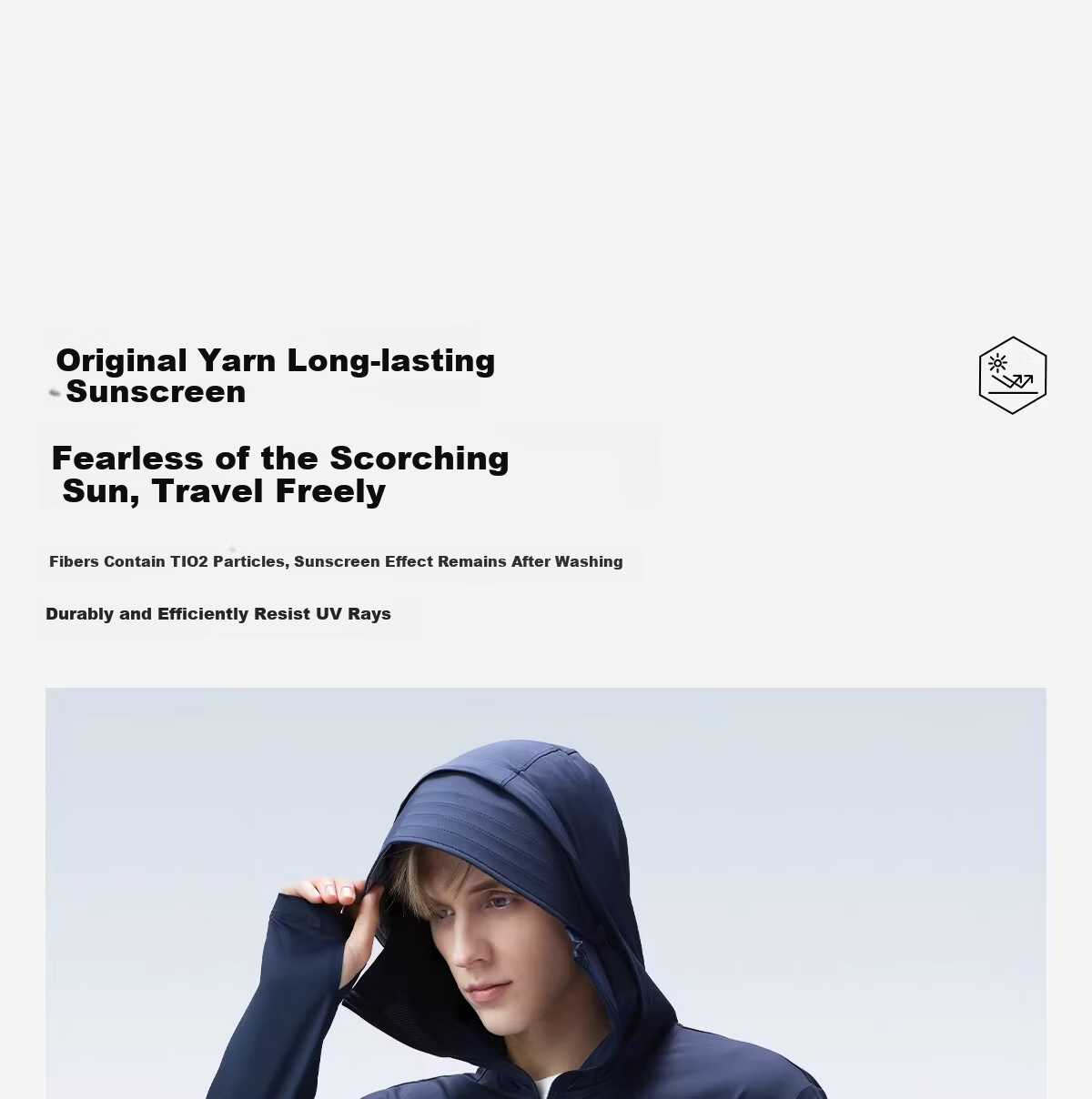 CAMEL Outdoor Sun Protection Jacket 2026 Spring Summer New Unisex Cooling Breathable Silver Coated Brim Coat Sun Protection 9007 5