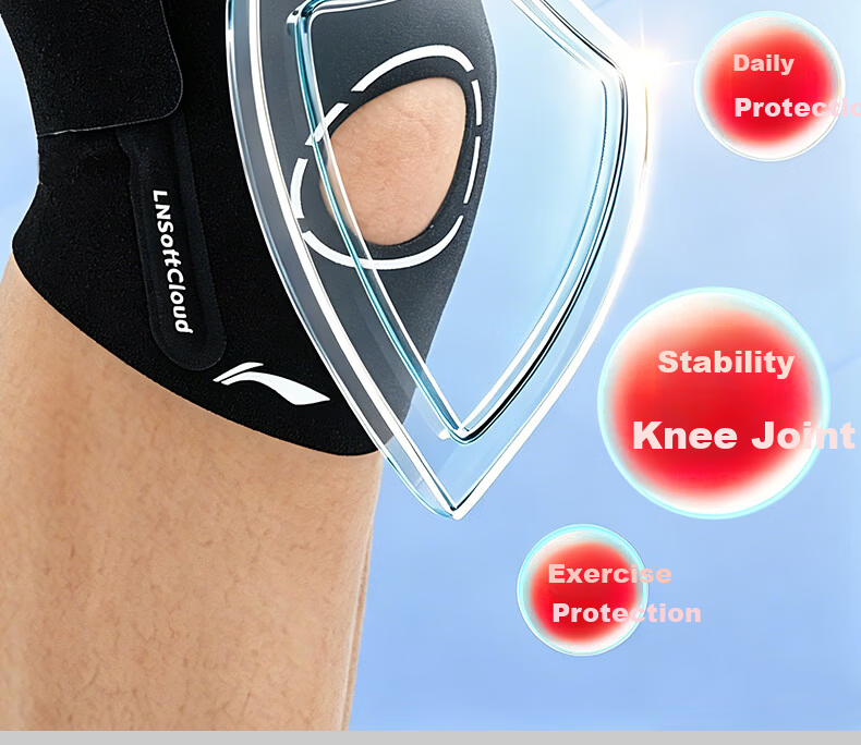 Li-Ning Knee Brace for Sports, Running, Men And Women, Meniscus Protection, Joint Support, Patellar Strap, Basketball, Soccer, Badminton, Hiking Protective Gear 2