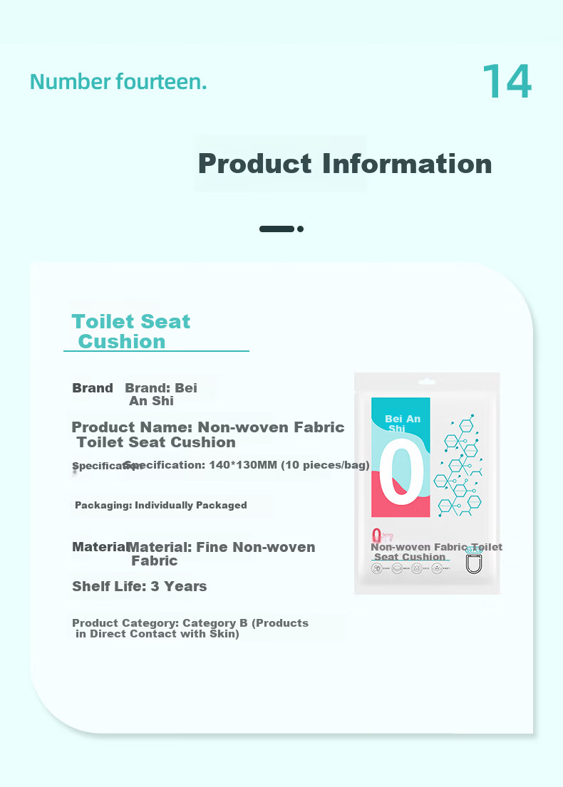 Briars Disposable Toilet Seat Covers, Extended And Thickened, Individually Wrapped, Portable Travel Sanitary Toilet Seat Protectors, 40 Pieces Per Pack 18