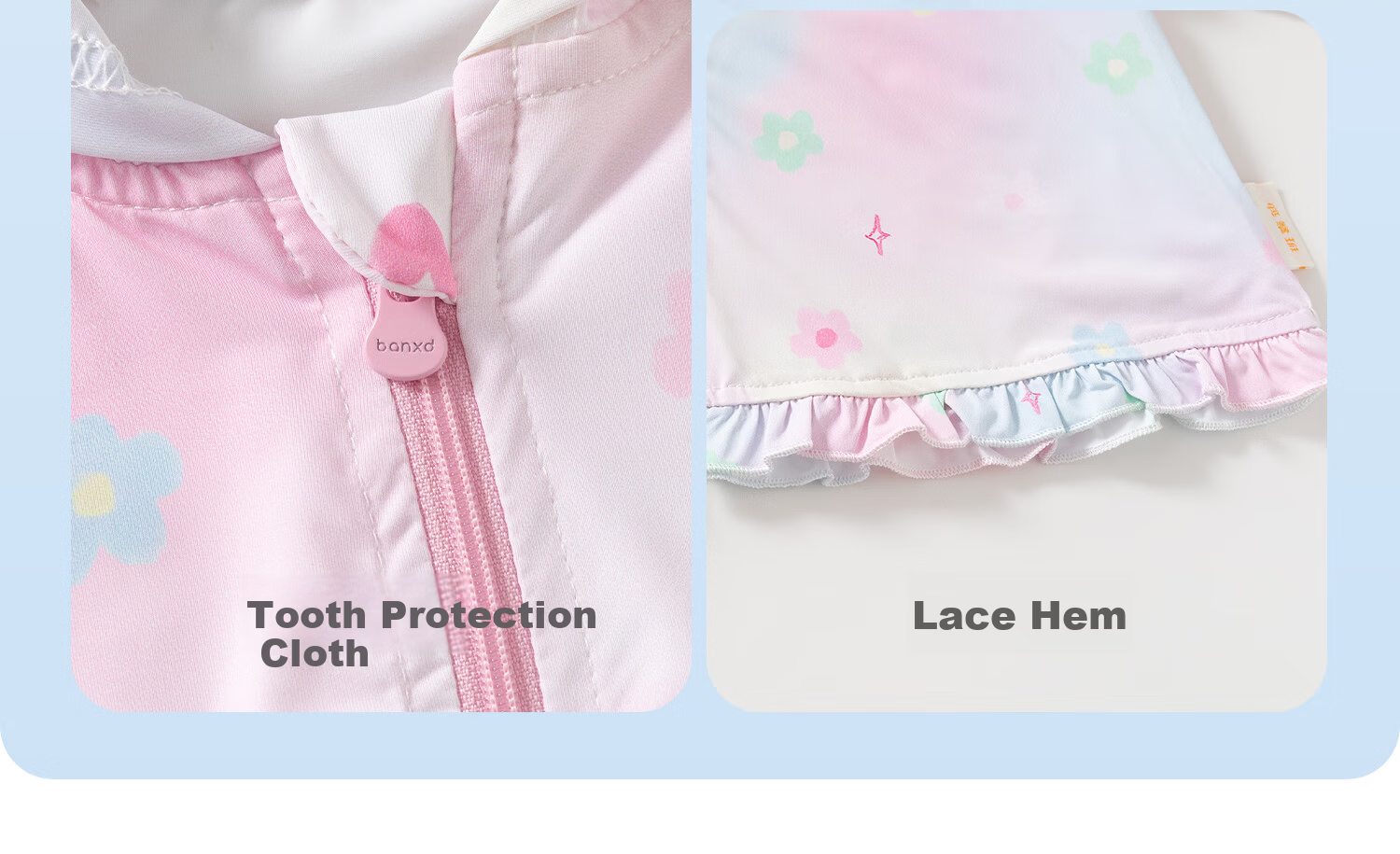 Banxidi Girls' Summer Sun Protection Jacket UPF50+ Children's Ice Silk Lightweight Baby Skin Jacket UV Protection 23