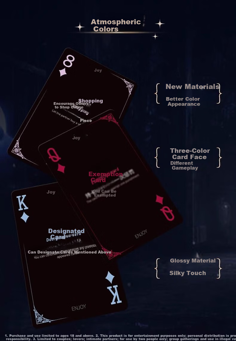 MURCIA Couples Card Game Romantic Playing Cards Love God Cards Two-Player Interactive Board Game 2