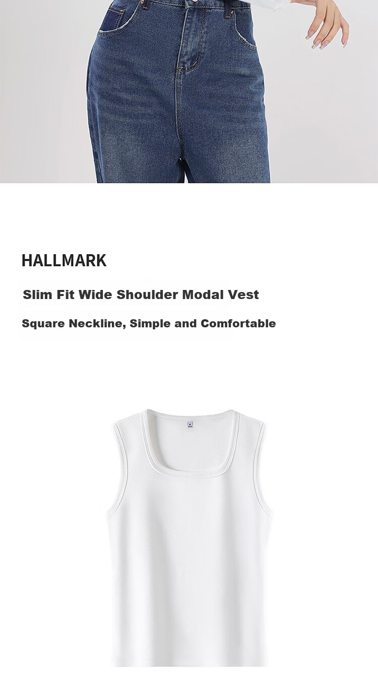 FitonTon Women's Ribbed Casual Slim Fit Tank Top, Comfortable and Versatile, Off-White + Heather Gray, Size L 2