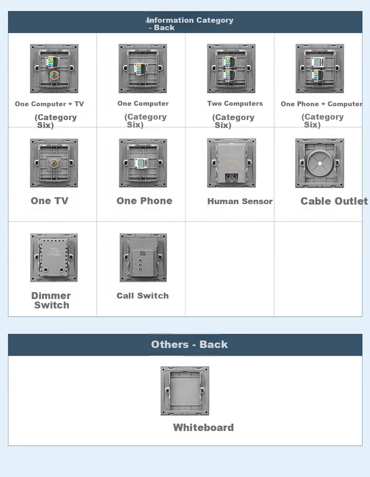 BULL Switch Socket G57 Butterfly Ultra-Thin Series 10A Five-Hole Socket G57Z223 Distant Mountain Gray Pack of 10 14