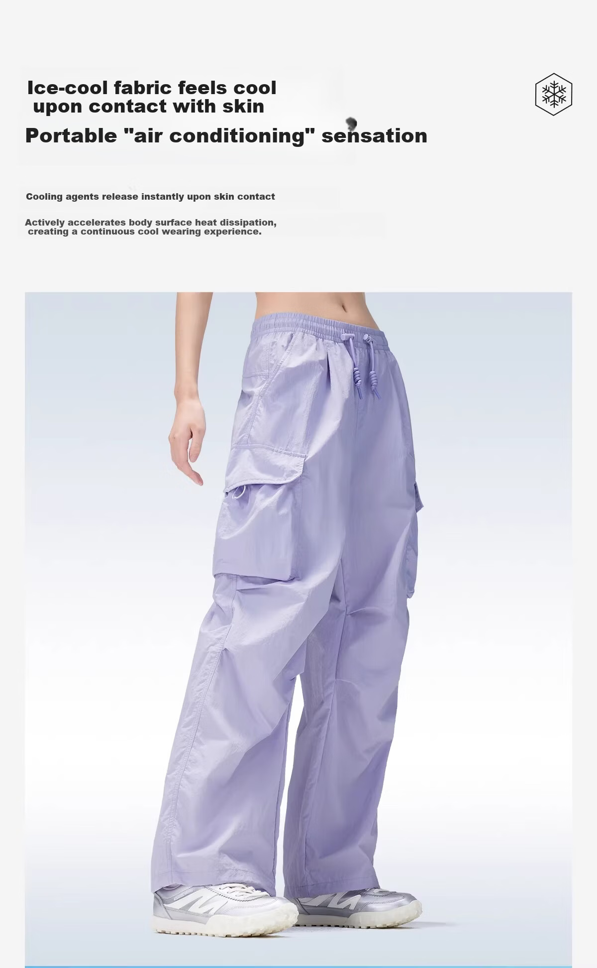 Camel [Dilireba Same Style] Women's Outdoor Quick-Dry Pants Spring Summer 2026 Lightweight Paratrooper Hiking Cargo Pants Men 3