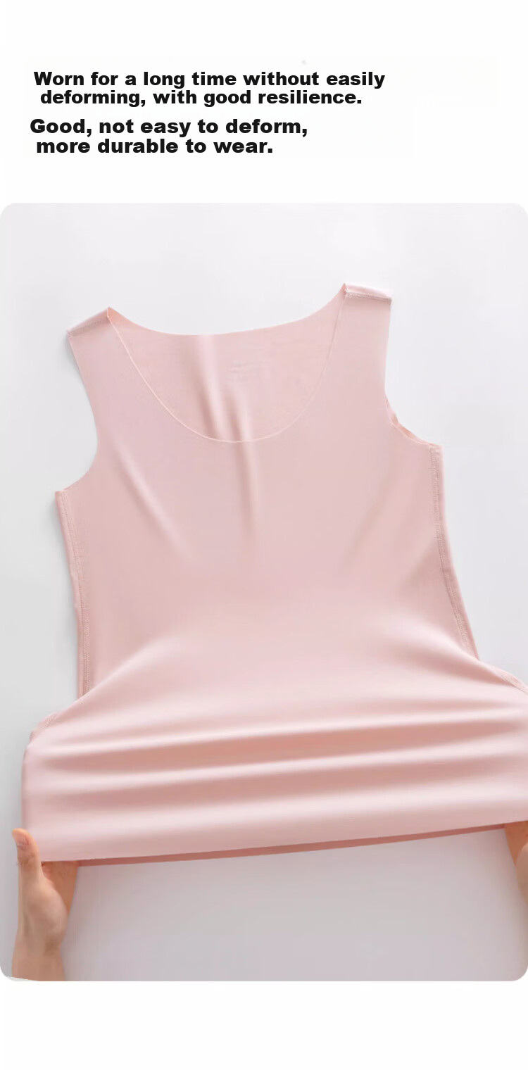 GUJIN Real Modal Ice Silk Camisole Women's Sleeveless Backless Versatile Blazer Base Shirt XL 13