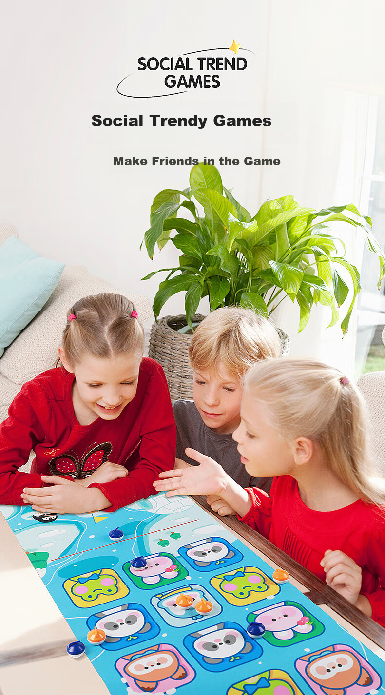 KIDDYCOLOR Kids Desktop Curling Game (5-in-1) Educational Toy Boys Parent-Child Ice Hockey Battle Board Game Birthday Gift 9