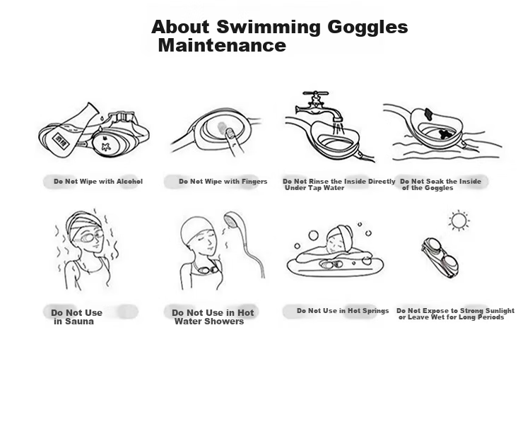 PULASSI Women's Swimming Goggles HD Waterproof Professional Racing Clear Vision Premium Colorful JD Self-operated 500 Degree 30