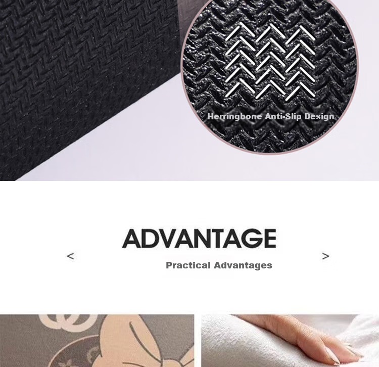 Bodisi Bathroom Floor Mat Absorbent Non-Slip Entrance Kitchen Toilet Home Rug 70*45CM 14