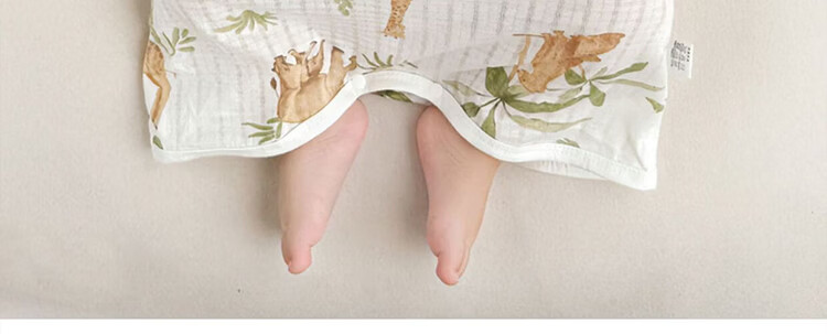 9i9 Baby Anti-Kick Quilt Breathable Cotton Sleepwear Autumn Pure Cotton Newborn Pajamas Cute Rabbit 0-1 Year Old 5
