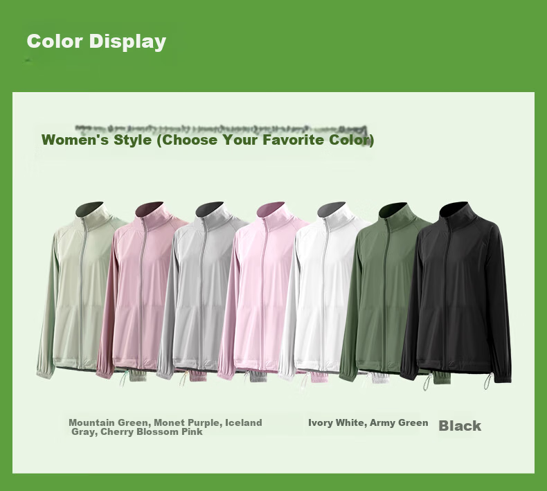 MiiOW 【UPF50+】 Women's Sun Protection Jacket 2025 New Summer Cool Lightweight Breathable UV Protection Ice Silk Sunscreen Coat 9