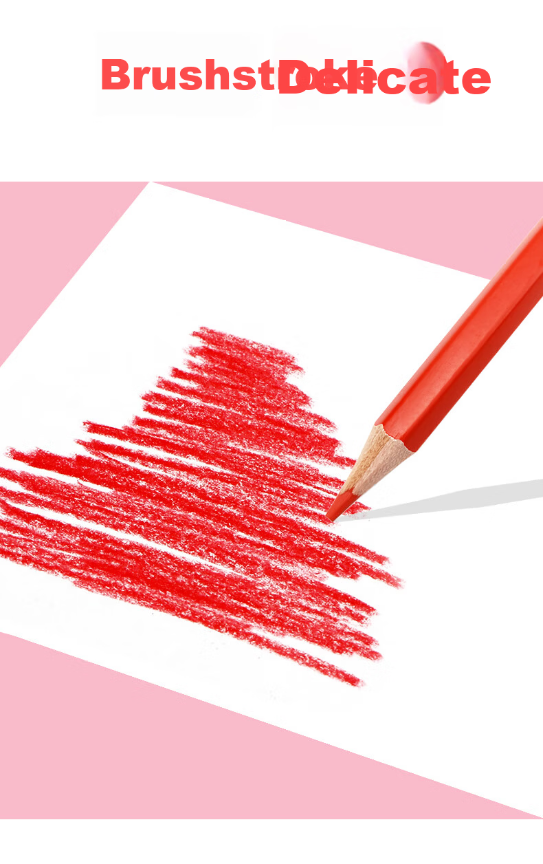 M&G Stationery 36-Color Water-Soluble Colored Pencils with Brush, Red Tube, Student Art Coloring Set, Birthday and Back-to-School Gift AWP36811 9