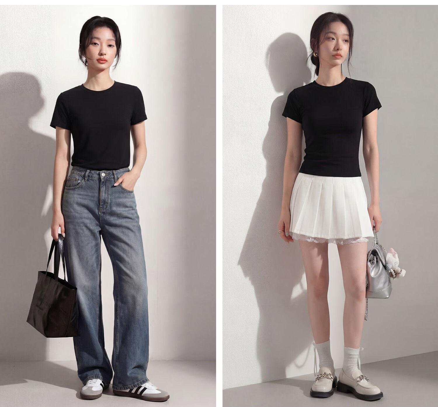 Miiow Women's T-Shirt [10A Antibacterial] Summer Regular Shoulder Round Neck Versatile Top High Elastic Slim Cooling Short Sleeve 25