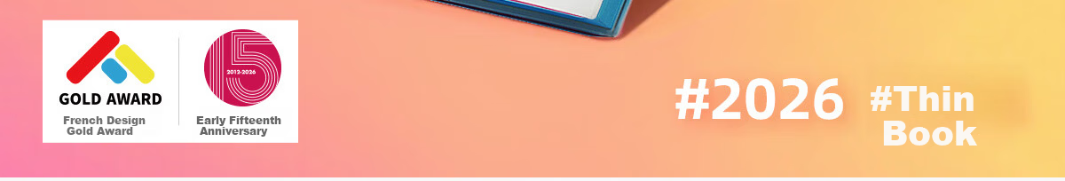 Chenzao Transparent Quote Book Cover for A5 Thin Notebook - Transparent Version 2