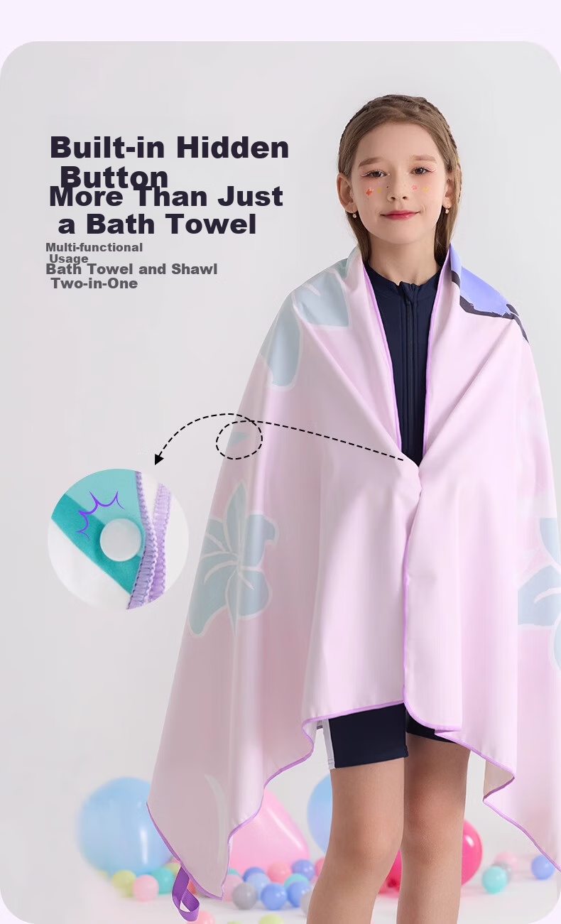 ANTA Quick-Dry Swimming Towel Absorbent Bath Towel for Women Spa Robe Beach Towel Adult Men Sports Towel 7