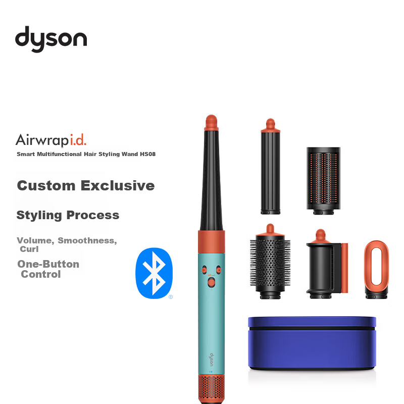 DYSON HS08 Airwrap Complete Smart Multi-Functional Hair Styler Airwrap Curling Iron Multi-Functional All-in-One Gift Recommended Ceramic Blue Green