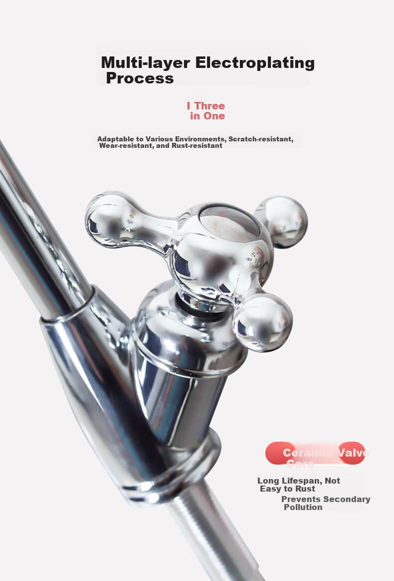 Jingwanhui Water Purifier Faucet American Style Small Curved Single Outlet Household Direct Drinking Machine 2-Point Pure Water Quick-Open Faucet JW1401 7